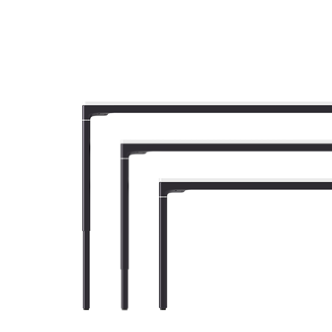 4 Legs Standing Desk Frame Odette2.0