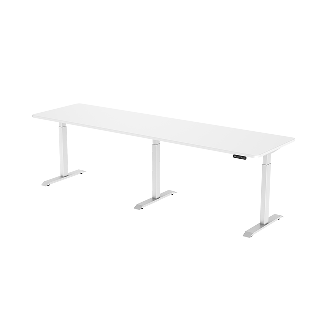 3 Legs l shaped electric standing desk frame TT180°